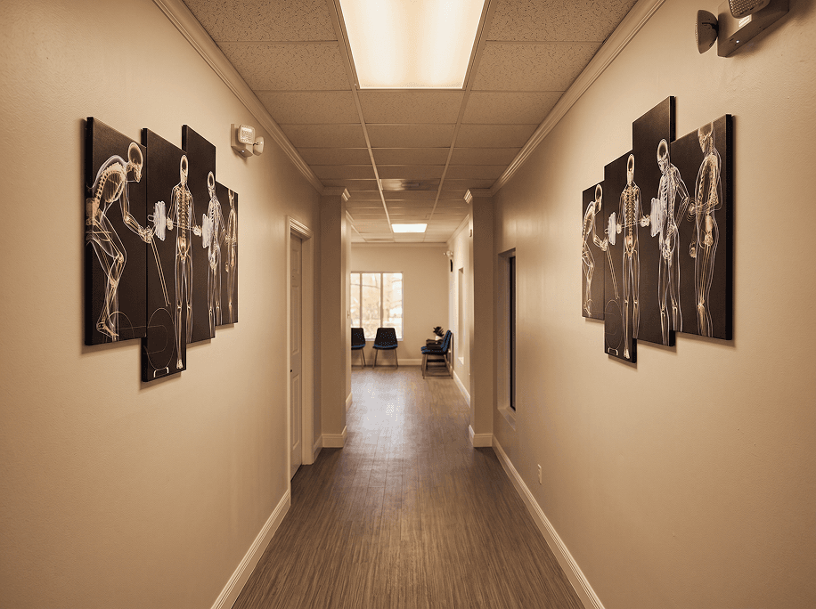 Align the Spine reception hallway