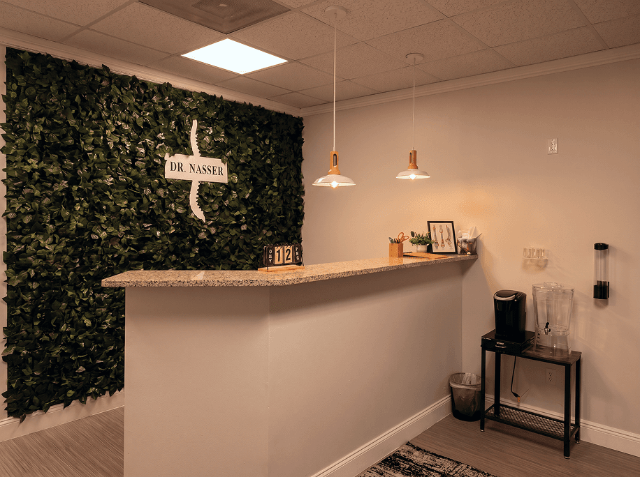 Align the Spine reception area