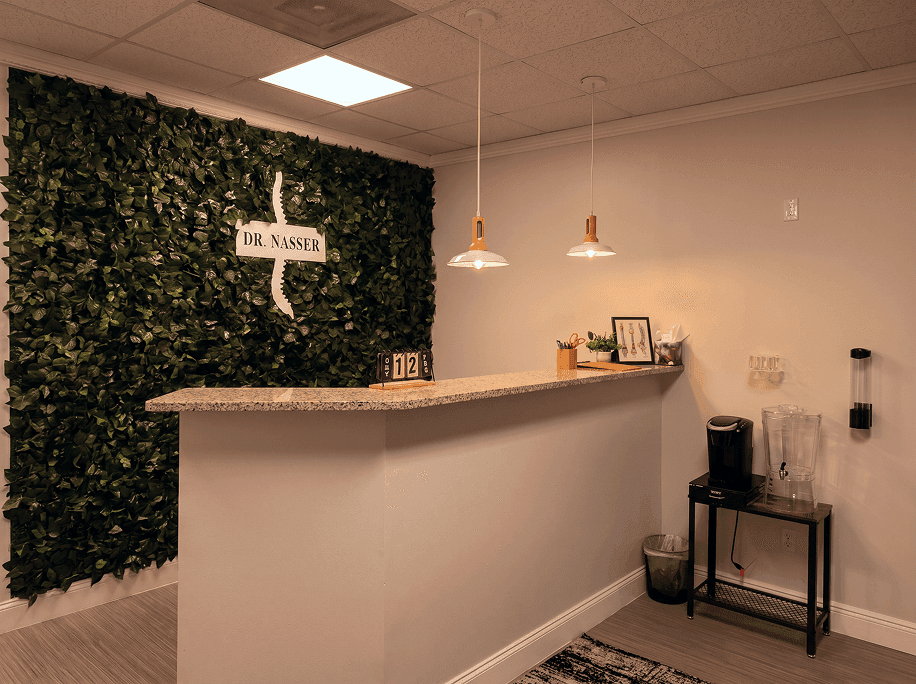 Align the Spine reception area